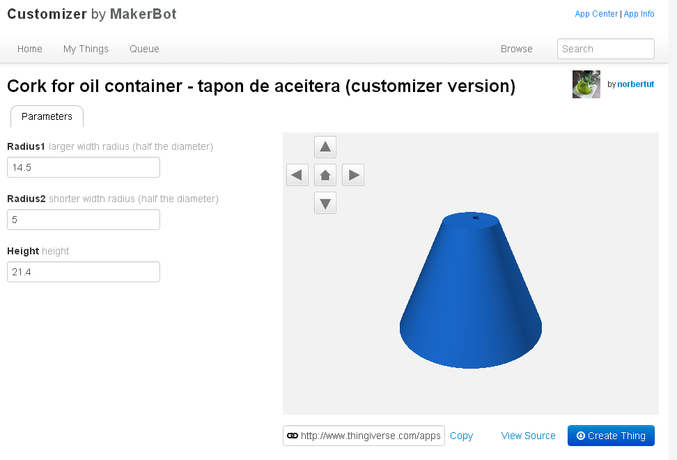Corcho en Customizer