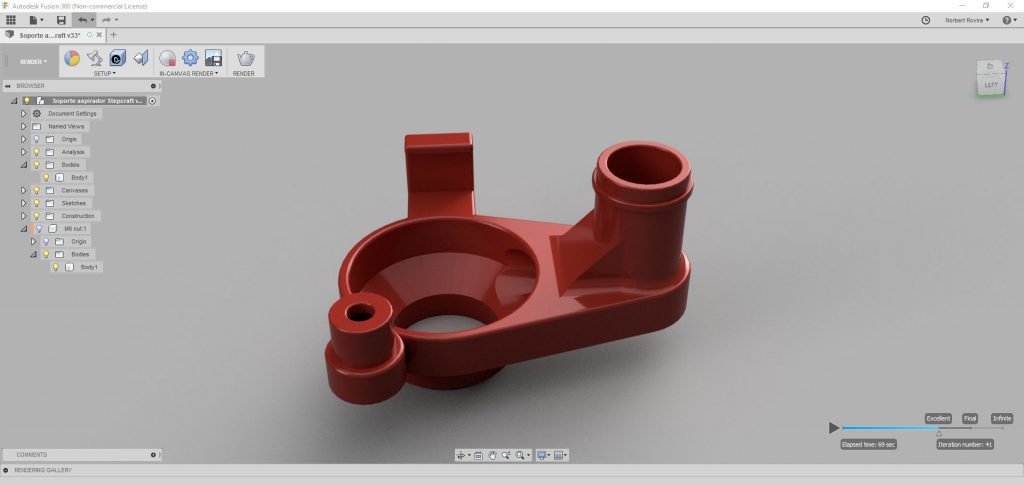 Interfaz Render