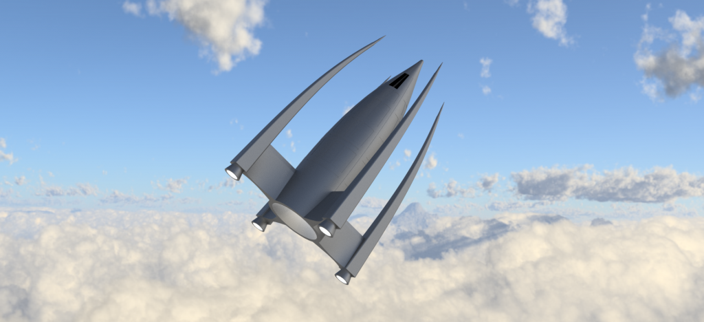 Práctica nave tema 8 Render Fusion 360