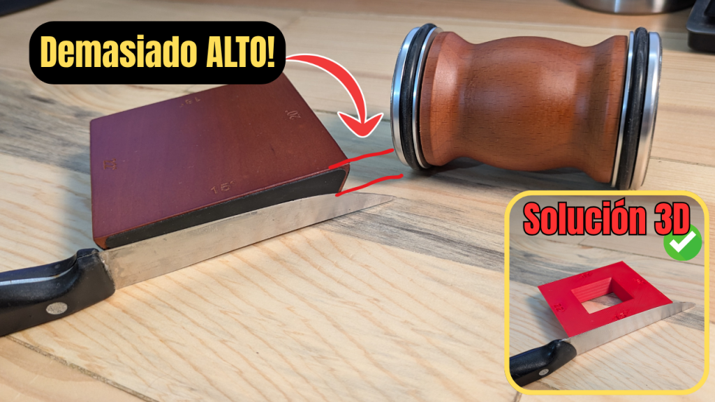 Afilador solucionado con 3D