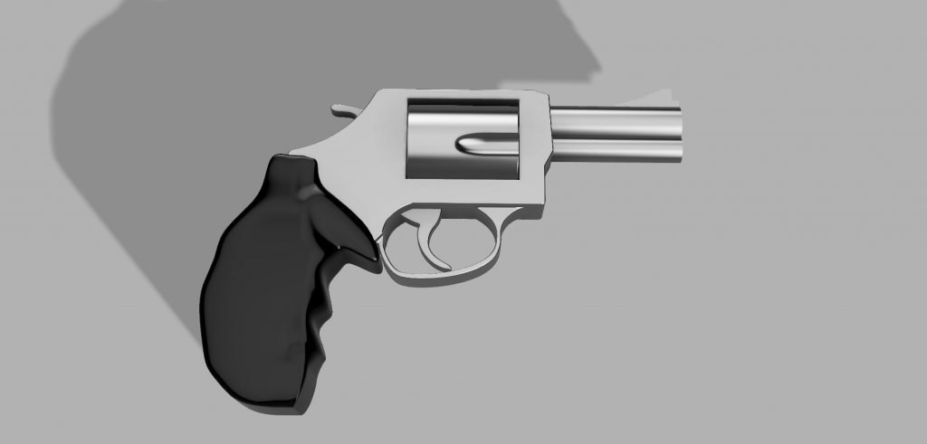 Fusion360 Revolver SW render