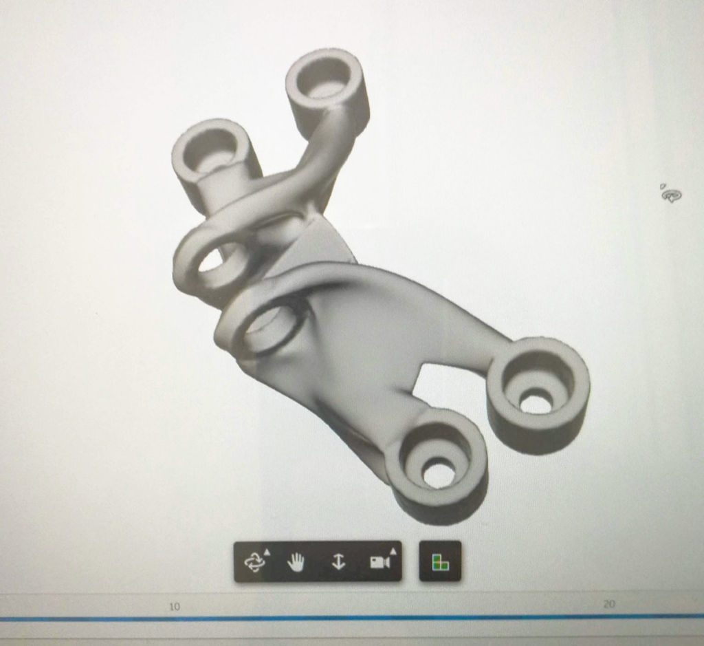 GE bracket Generative Design with Fusion 360