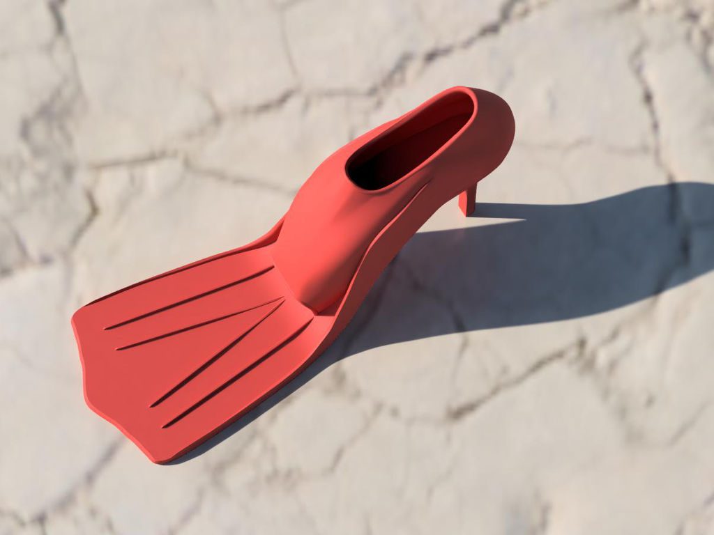 High Tide heels Fusion 360 render top