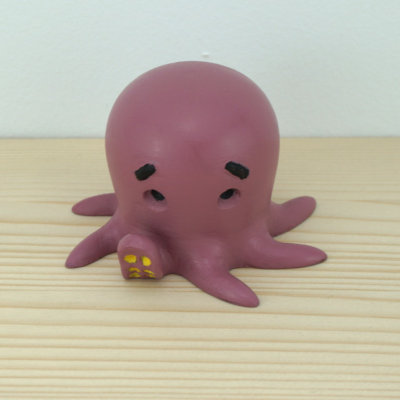Impresion 3d Cute Octopus pintado
