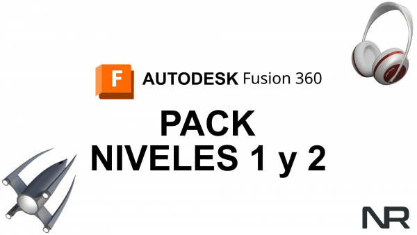 Fusion 360 Pack cursos niveles 1 y 2