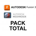 Pack Total Fusion 360 niveles 1 y 2 y Meshmixer