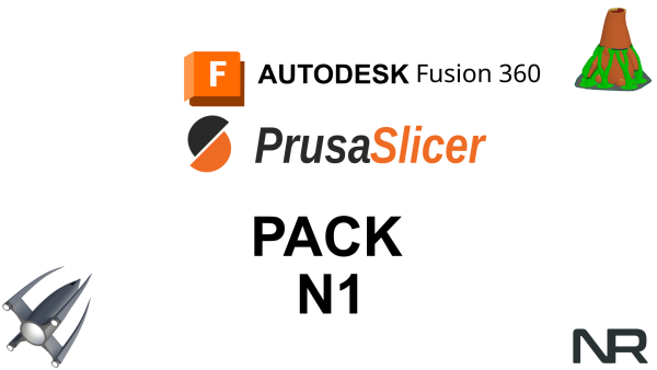 Pack N1 - Fusion 360 N1 y PrusaSlicer N1